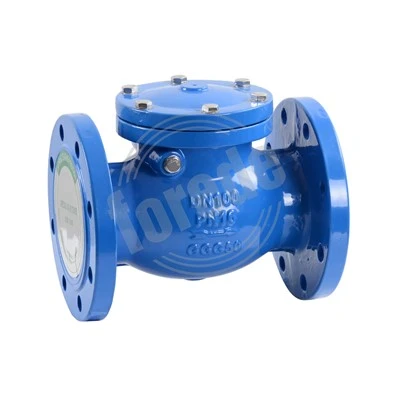 Comhla Seiceála Swing End Flange Do Shábháilteacht ó Dhóiteán